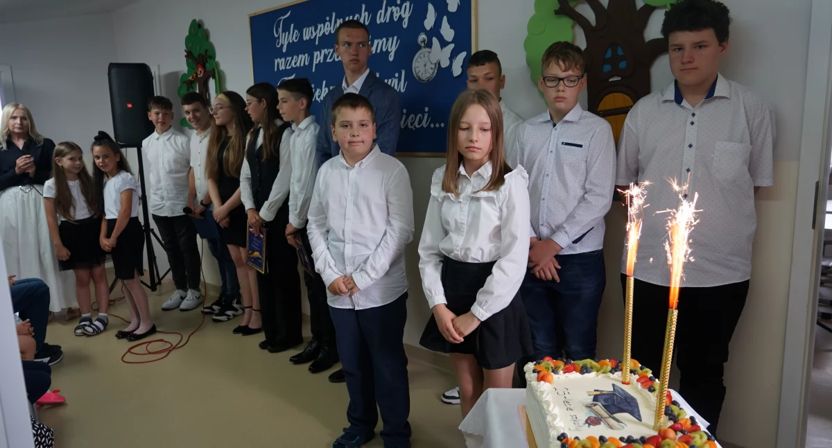 Jak na urodziny przystało był okolicznościowy tort 