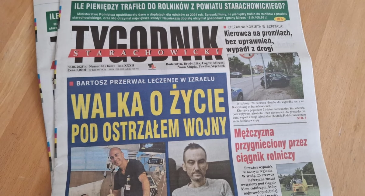 Komunikaty i ogłoszenia, Lektura obowiązkowa dziś cały tydzień Tygodnik Starachowicki czeka - zdjęcie, fotografia