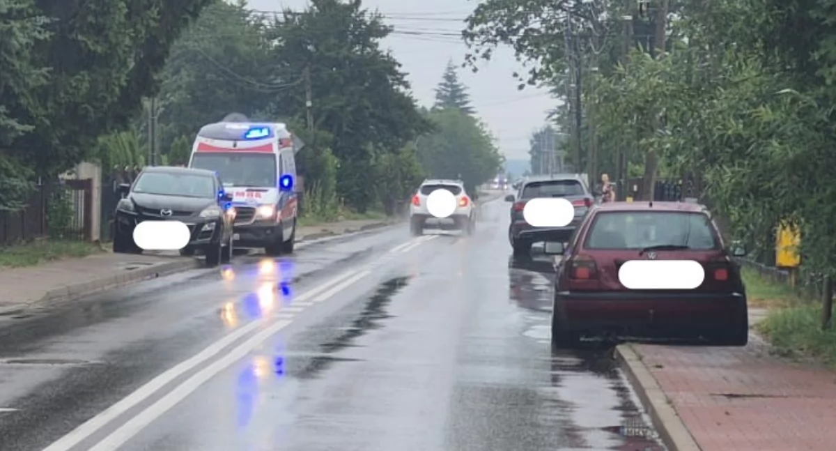 Wypadki drogowe, Wypadek udziałem kierującego hulajnogą Starachowicach Poszkodowane dziecko - zdjęcie, fotografia