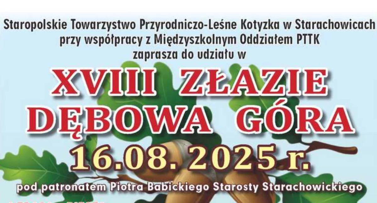 Wydarzenia, Złaz Turystyczny Dębową Górę sobotę - zdjęcie, fotografia