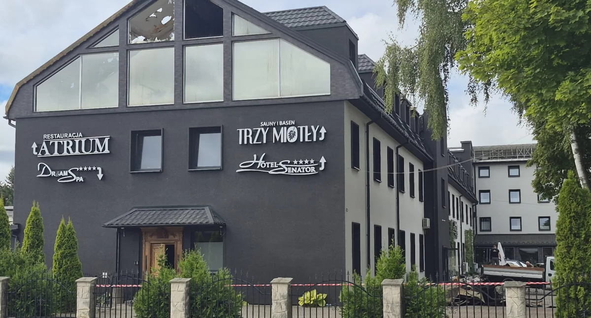 Pożary, Ruszyło policyjno prokuratorskie postępowanie pożarze starachowickiego Hotelu Senator Przesłuchani pierwsi świadkowie - zdjęcie, fotografia