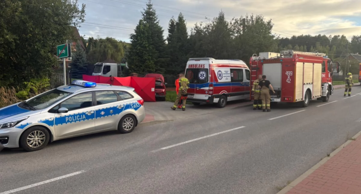 Do śmiertelnego wypadku doszło na granicy sołectwa Brody i Styków (fot. KPP Starachowice)