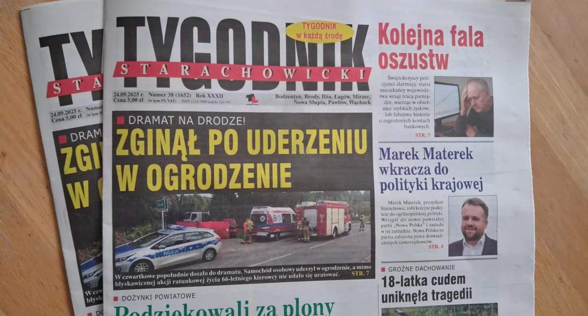 Komunikaty i ogłoszenia, Tygodnik Starachowicki sprzedaży środę! Pamiętajcie! - zdjęcie, fotografia