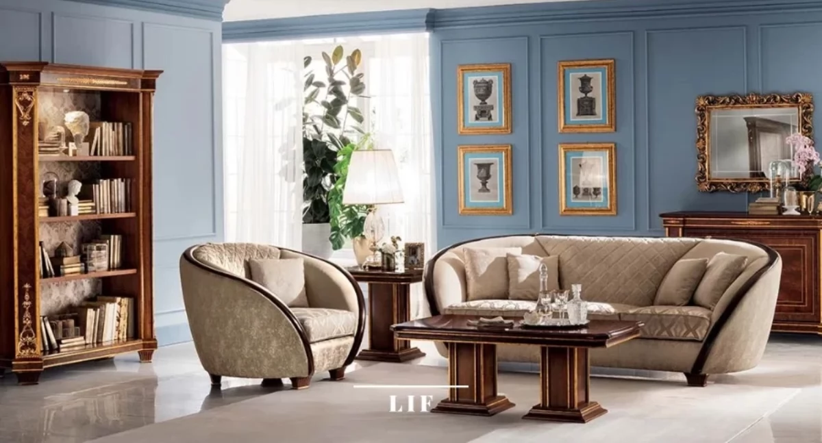 Meble w stylu neoklasycznym: materiały, frezowanie, wizualny ciężar
