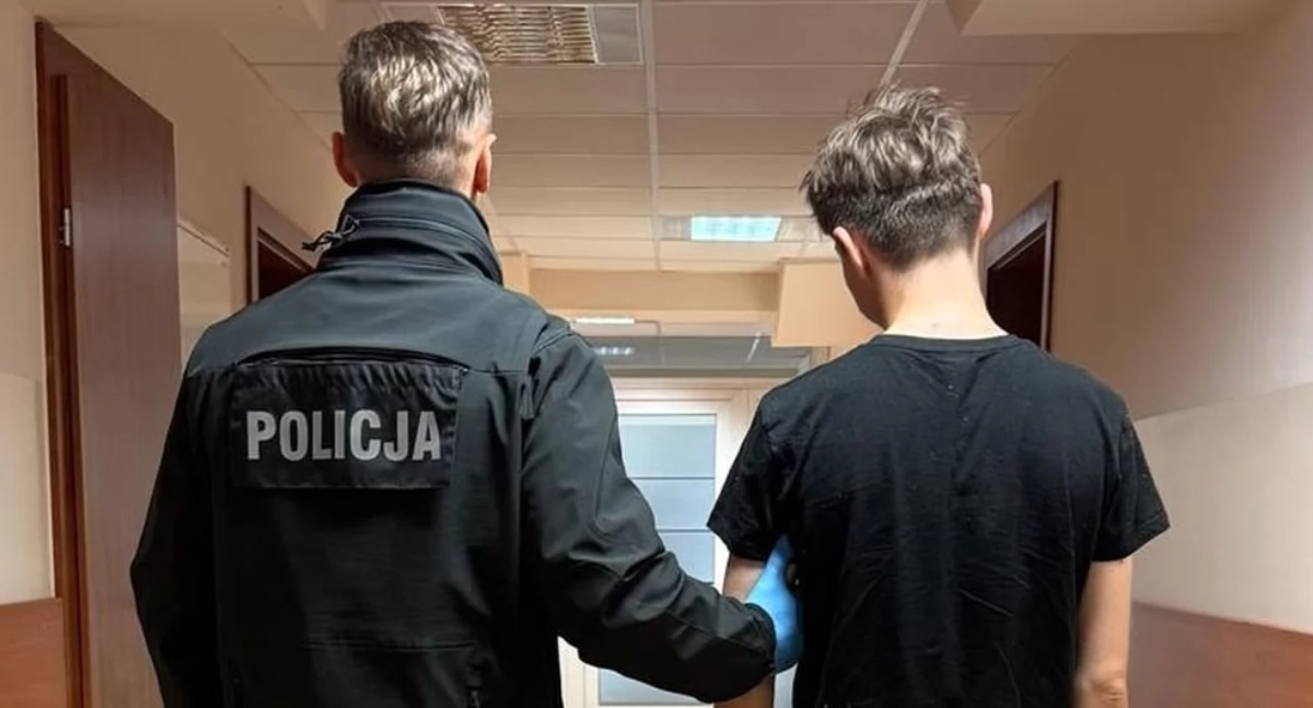 Podejrzany 22-latek arestowany! Fot. Świętokrzyska policja