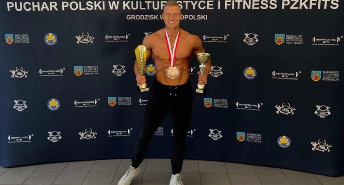 Inne sporty, kulturysta awansem Mistrzostwa świata - zdjęcie, fotografia