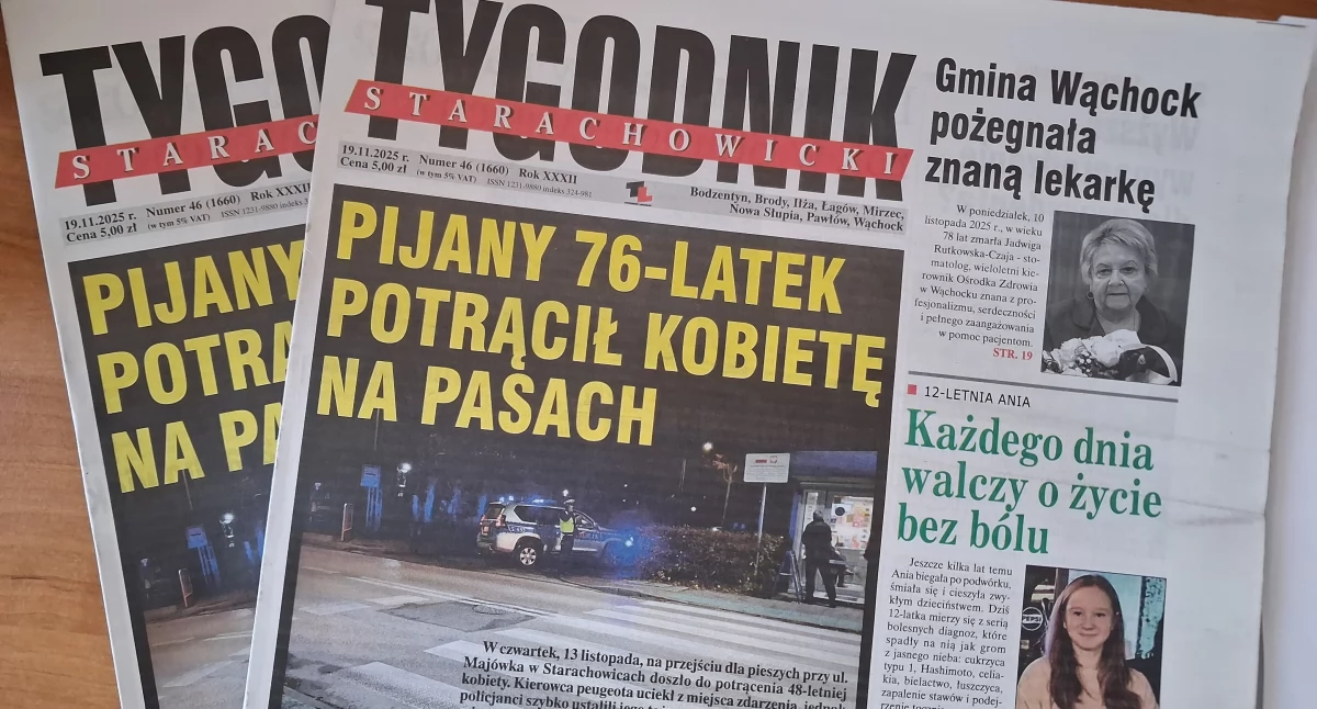 Komunikaty i ogłoszenia, Tygodnik Starachowicki kioskach sklepach - zdjęcie, fotografia