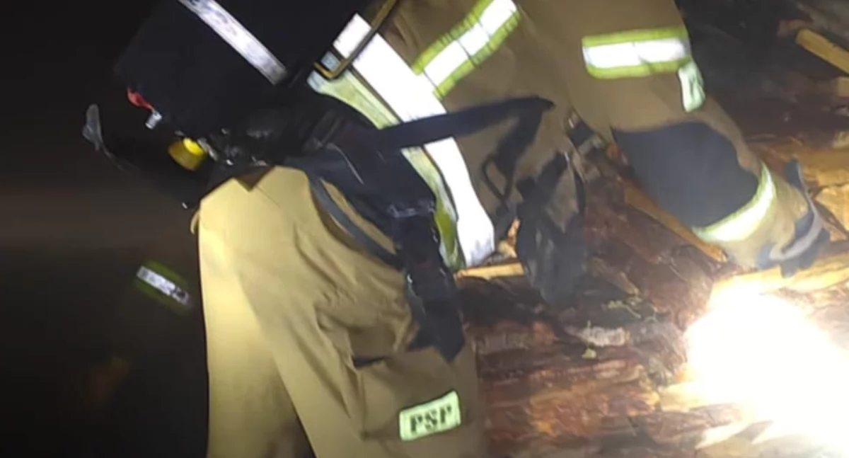 Straż Pożarna, Weekendowe akcje straży pożarnej - zdjęcie, fotografia