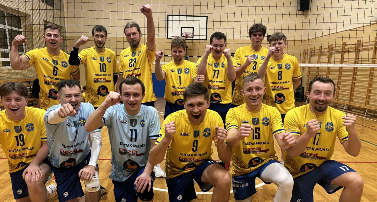 Arka po zwycięskim meczu Fot. Arka Pawłów