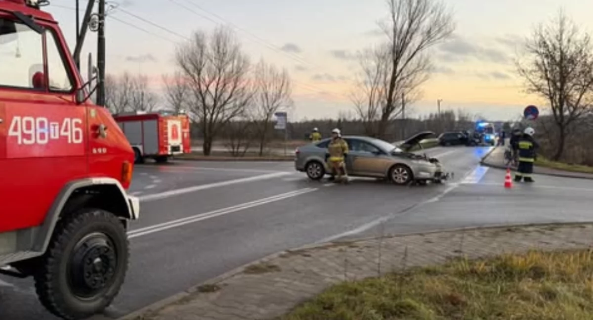 Wypadek w Stykowie Fot. OSP Ruda