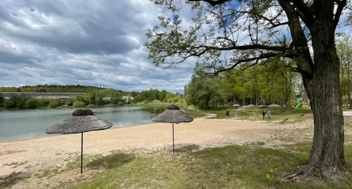 Inwestycje, Kąpielisko Piachy unijnym wsparciem - zdjęcie, fotografia