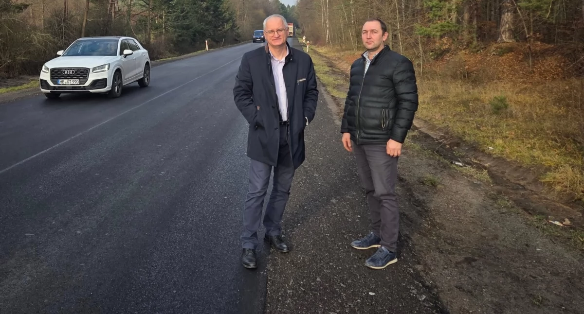 Zmodernizowana droga wojewódzka nr 756 