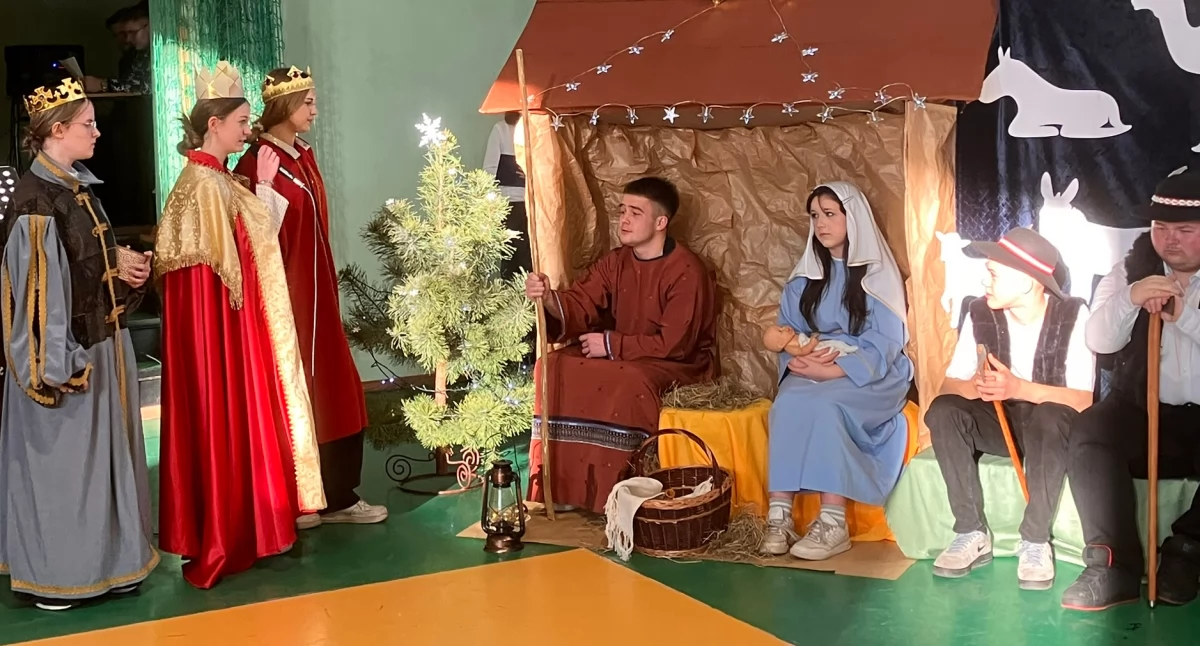 Wydarzenia, Świąteczne spotkanie szkole - zdjęcie, fotografia