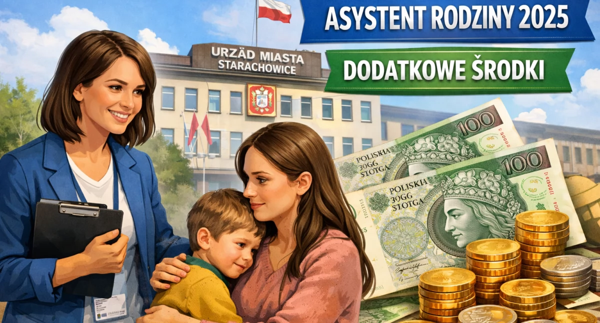 Komunikaty i ogłoszenia, Więcej asystentów rodziny Starachowicach - zdjęcie, fotografia