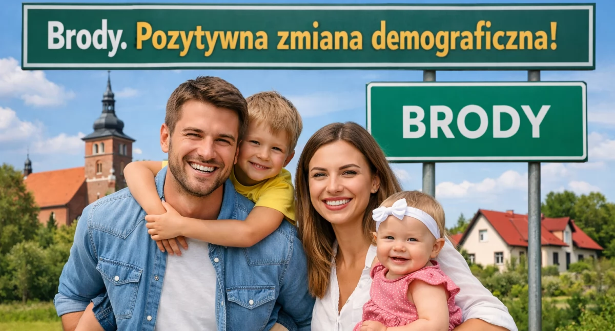 Komunikaty i ogłoszenia, Pozytywne zmiany demograficzne Brody - zdjęcie, fotografia
