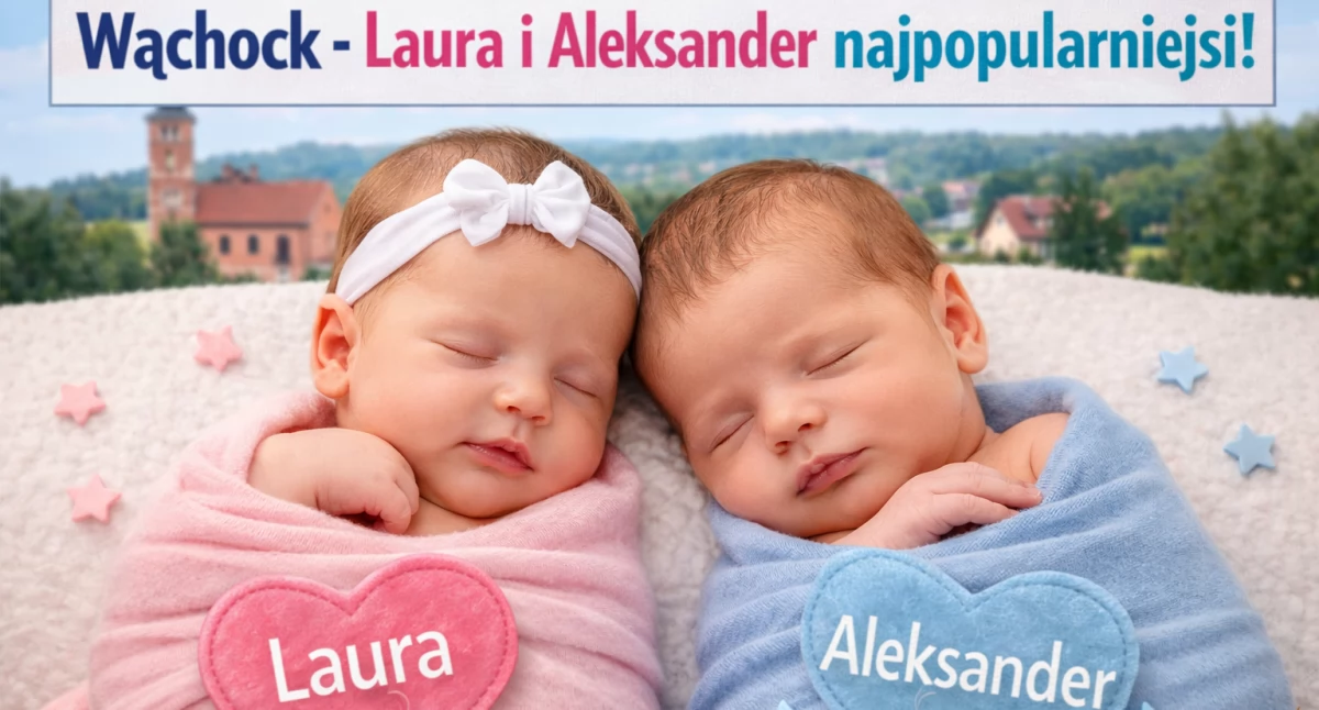 Komunikaty i ogłoszenia, Laura Aleksander najpopularniejsi Wąchock zmieniła demografia - zdjęcie, fotografia