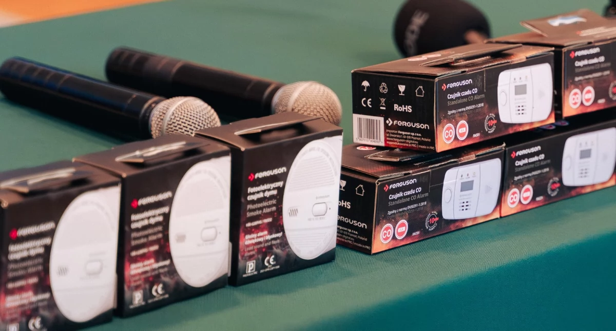 Materiały promocyjne, Czujki czadu mieszkańców powiatu starachowickiego - zdjęcie, fotografia