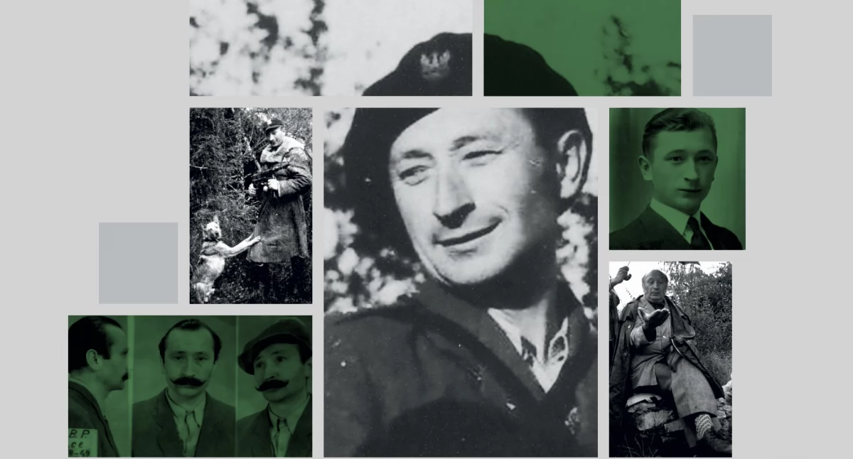 Plakat biograficznej wystawy IPN Kielce