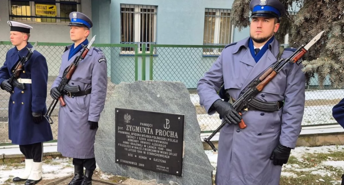 Wydarzenia, Pamięci Zygmunta Procha udział uroczystościach rocznicowych - zdjęcie, fotografia