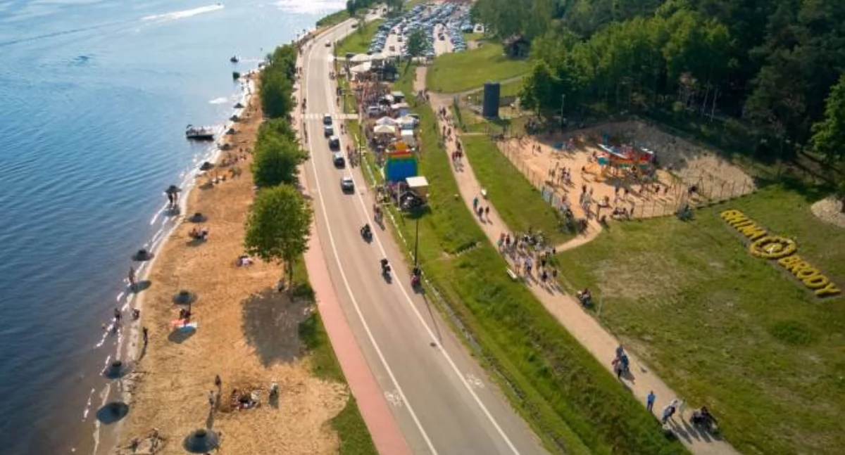 Inwestycje, ciąg pieszo rowerowy Gminie Brody - zdjęcie, fotografia