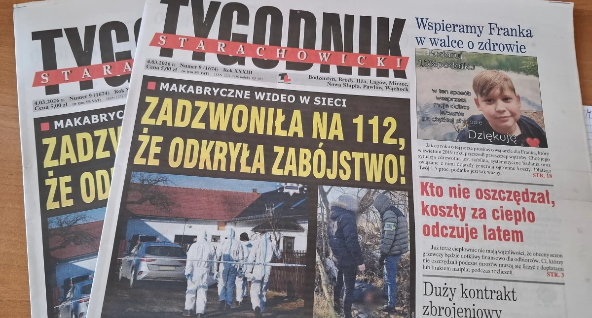 Komunikaty i ogłoszenia, Środa najlepszy dobrą lekturę Tygodnik Starachowicki - zdjęcie, fotografia