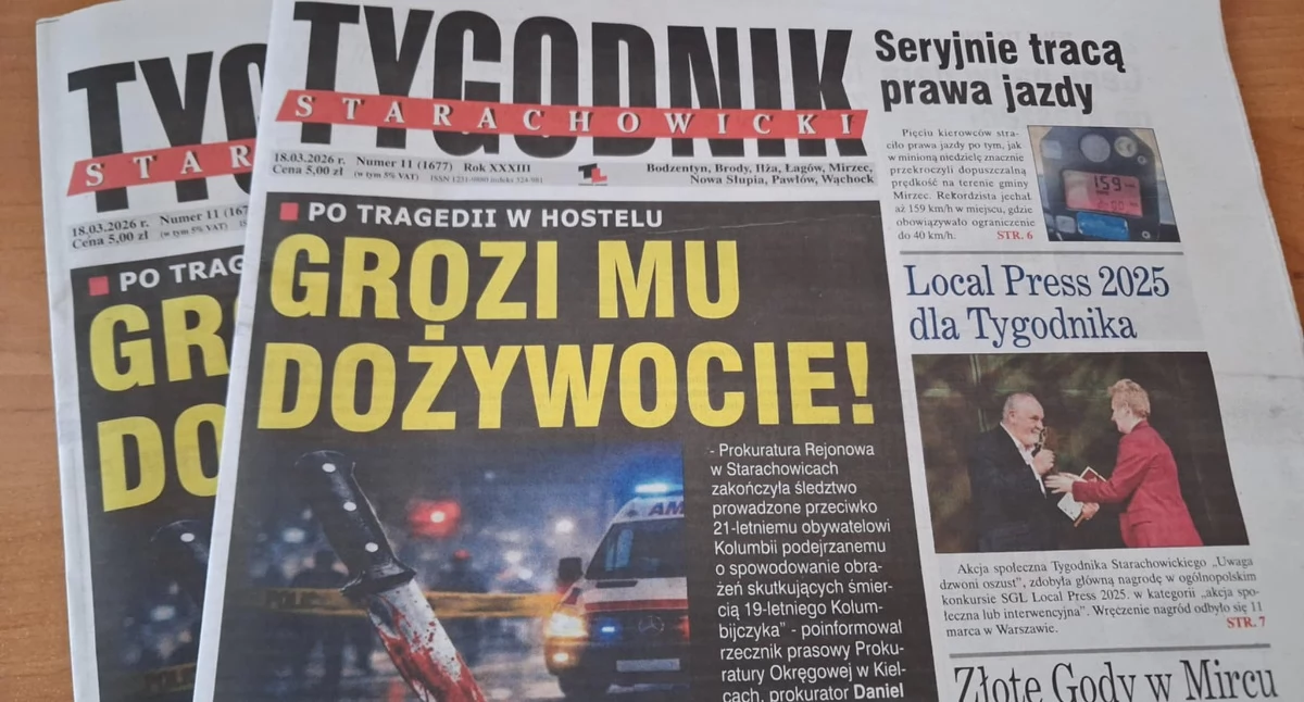 Komunikaty i ogłoszenia, Kolejny tydzień kolejna środa kolejne wydanie Tygodnika Starachowickiego - zdjęcie, fotografia