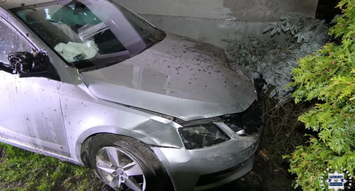 To była jazda obciążona ogromnym ryzykiem (fot. KWP Kielce)