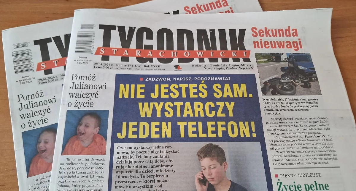 Komunikaty i ogłoszenia, Środa Tygodnik Starachowicki parze - zdjęcie, fotografia