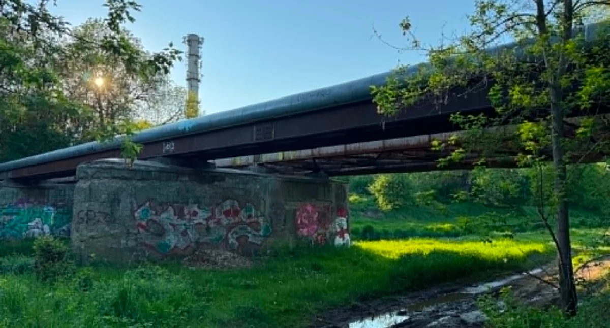 Inwestycje, Przez Żelazny ścieżką rowerową Piachy - zdjęcie, fotografia