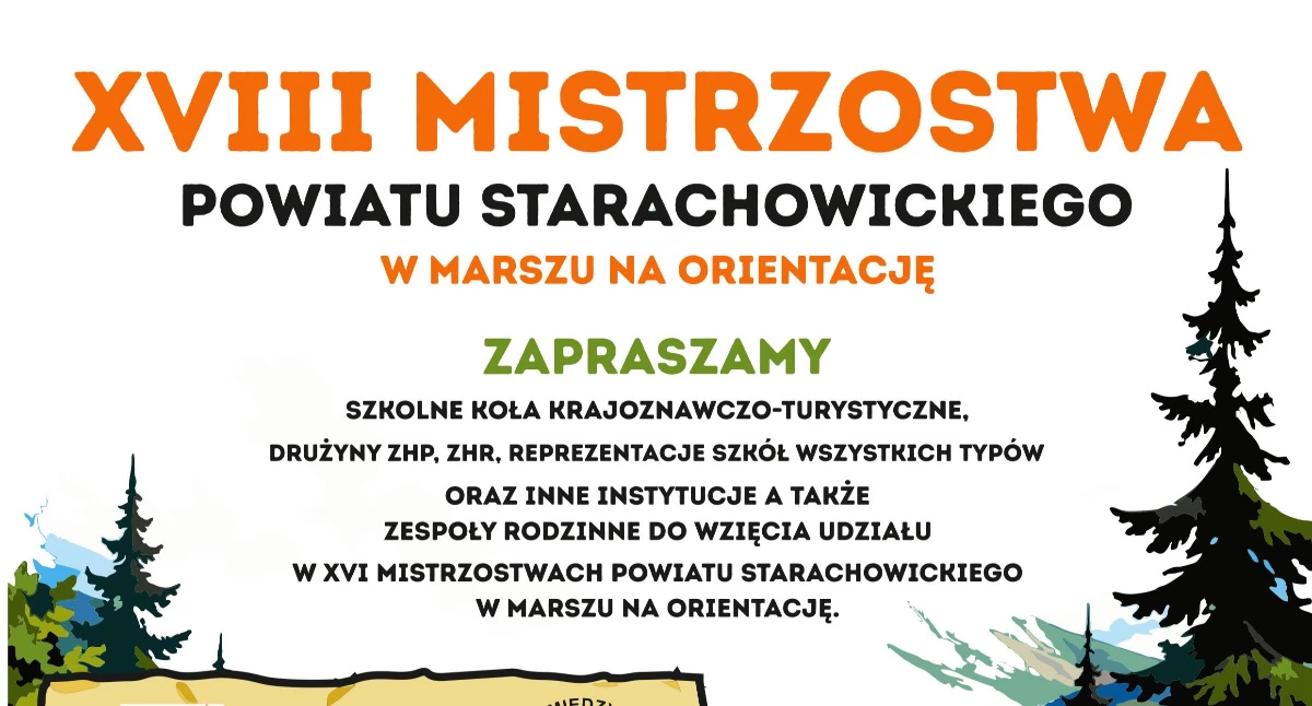 Wydarzenia, XVIII MISTRZOSTWA POWIATU STARACHOWICKIEGO MARSZU ORIENTACJĘ - zdjęcie, fotografia