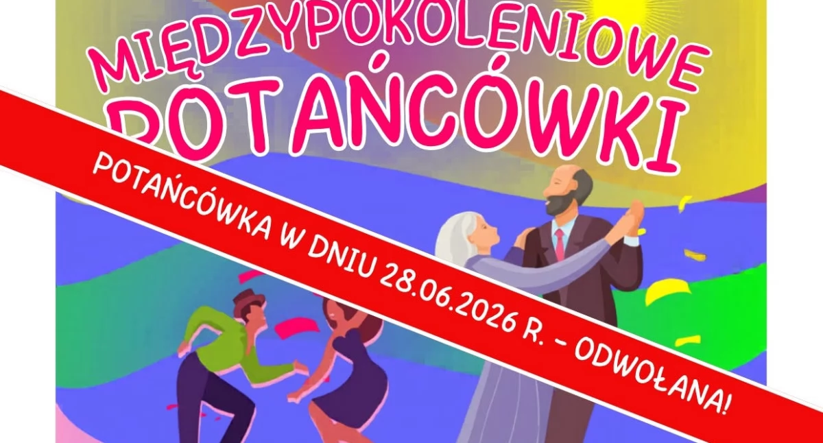 Wydarzenia, Niedzielna potańcówka odwołana - zdjęcie, fotografia