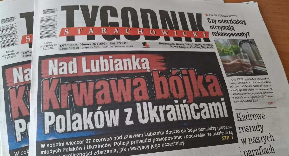 Komunikaty i ogłoszenia, Środa Tygodnik Starachowicki parze - zdjęcie, fotografia