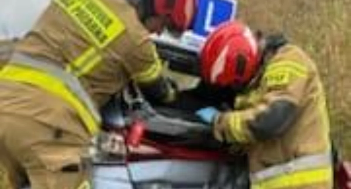 Wpadek w Parszowie - Fot. KP PSP Starachowice