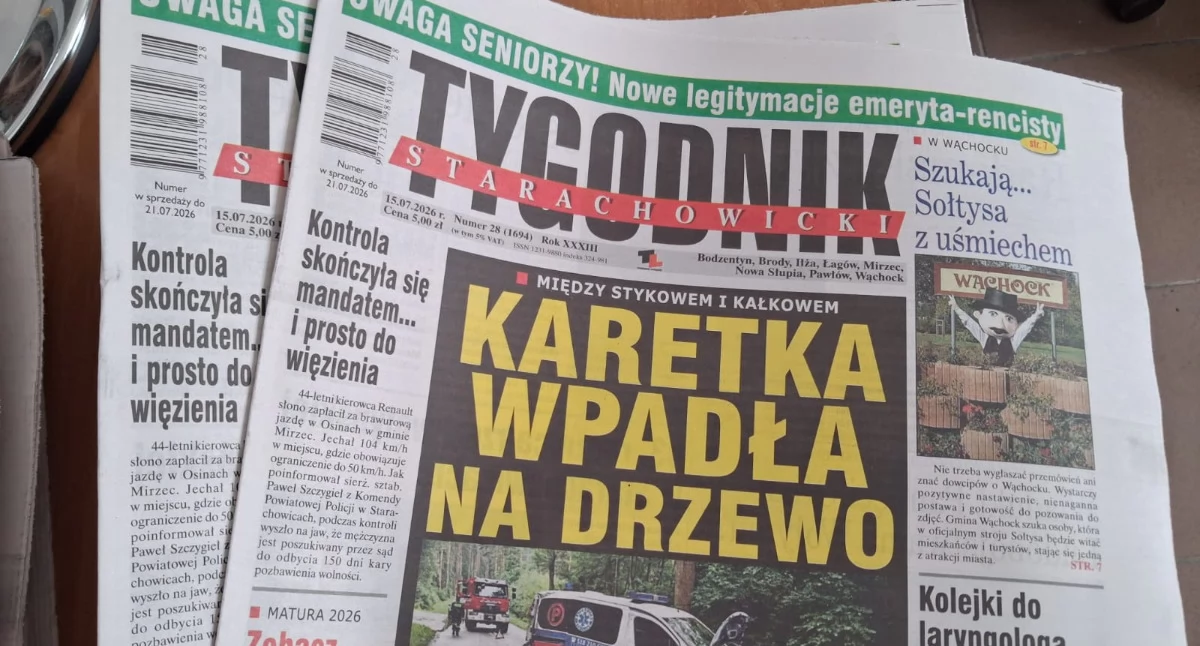 Komunikaty i ogłoszenia, Tygodnik Starachowicki! - zdjęcie, fotografia