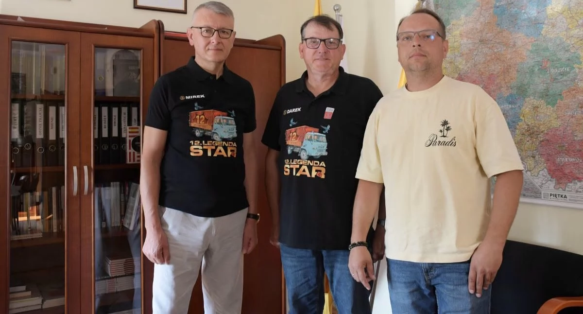 Fot. Mirosław Seweryn m(z lewej)  spotkał się w tej sprawie z prezesem Stowarzyszenia 