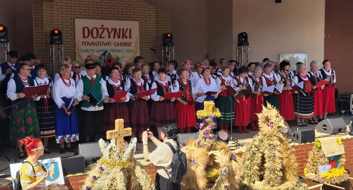 Wydarzenia, Wielkie świętowanie Mircu Rolnicy powiatu starachowickiego dziękują plony - zdjęcie, fotografia