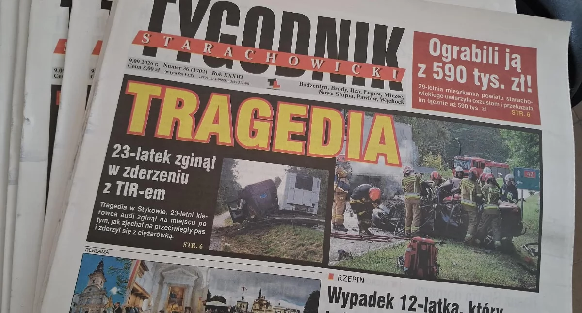 Komunikaty i ogłoszenia, najnowszy TYGODNIK Starachowicki - zdjęcie, fotografia