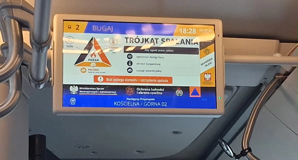 Interwencje, Bezpieczeństwo mieszkańców Starachowic ekranach autobusów jednak problem - zdjęcie, fotografia