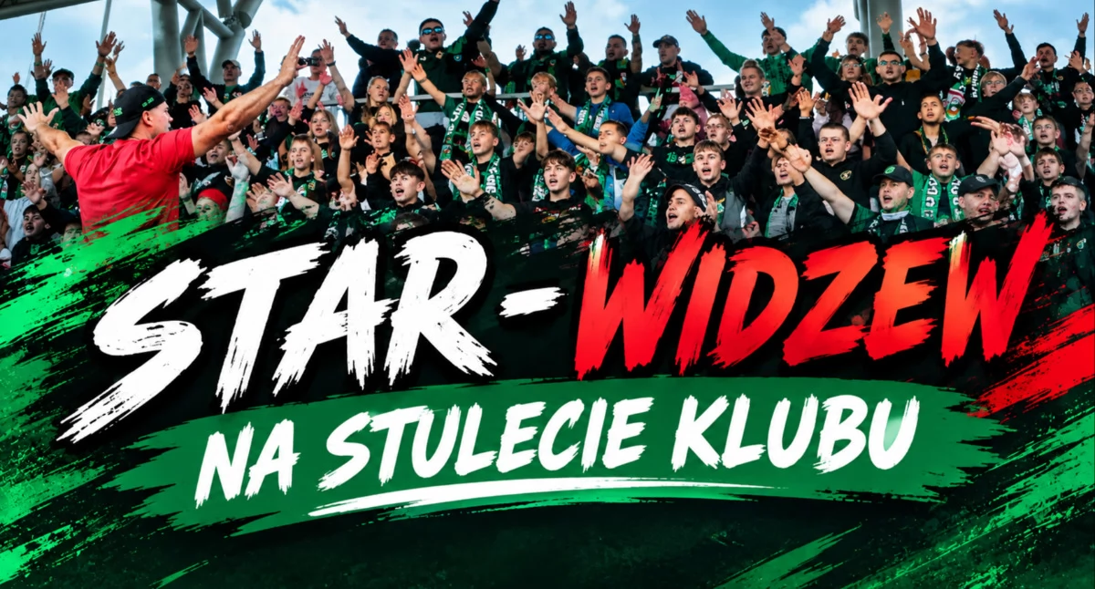Piłka nożna, kontra Widzew! Wielki jubileuszowy październiku - zdjęcie, fotografia