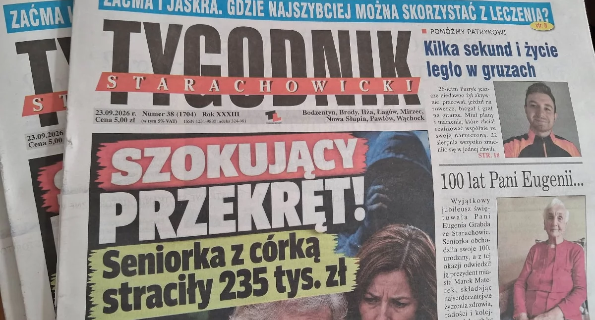 Komunikaty i ogłoszenia, numer Tygodnika Starachowickiego - zdjęcie, fotografia