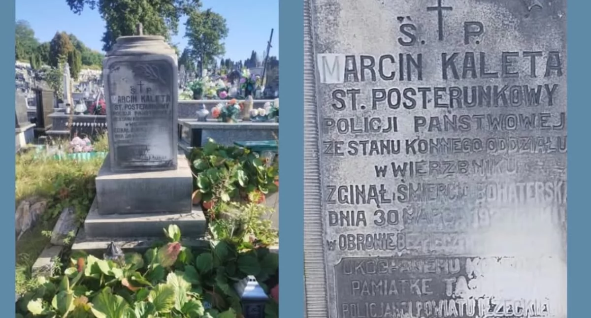 Pomagamy, listopada kwesta starachowickich cmentarzach nagrobek razem odnowienia - zdjęcie, fotografia