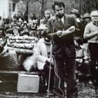 Kerzy Głowacki podczas majowego rajdu (lata 70-te)