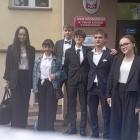 Gabrysia, Hania, Piotr, Olek, Kacper i Ola z I LO
