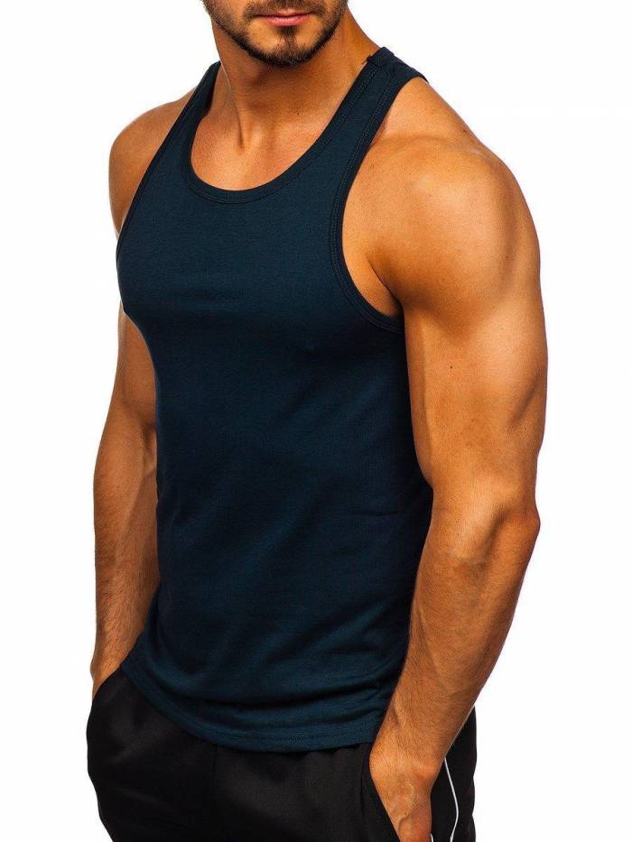 Męski tank top w czarnym kolorze