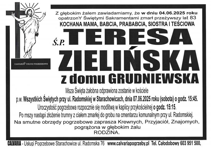 Teresa  Zielińska z d. Grudniewska