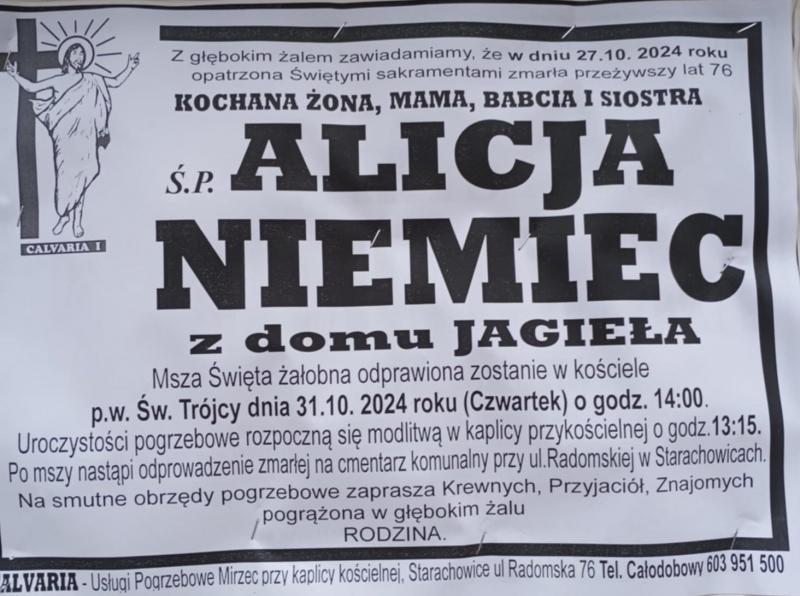 Alicja  Niemiec z d. Jagieła 