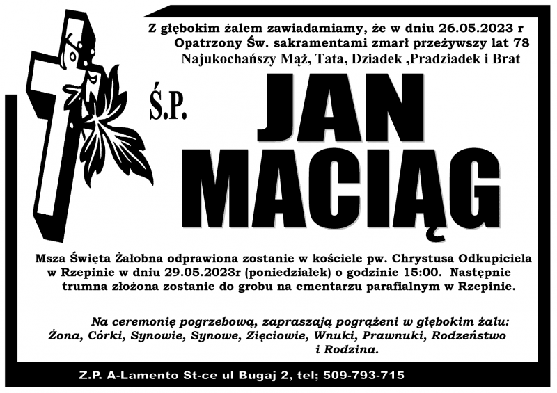 Jan  Maciąg