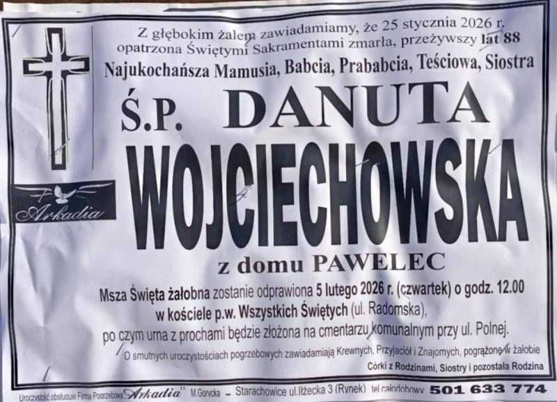 Danuta  Wojciechowska z d. Pawelec