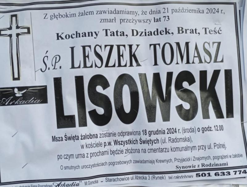 Leszek Tomasz  Lisowski