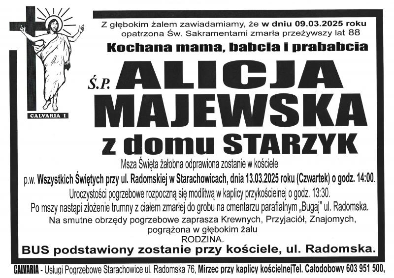 Alicja  Majewska z d. Starzyk